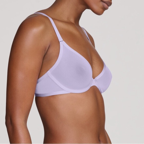 CUUP “Plunge” mesh bra in Amethyst, 38C, New, never worn, came without tags. - Picture 3 of 7
